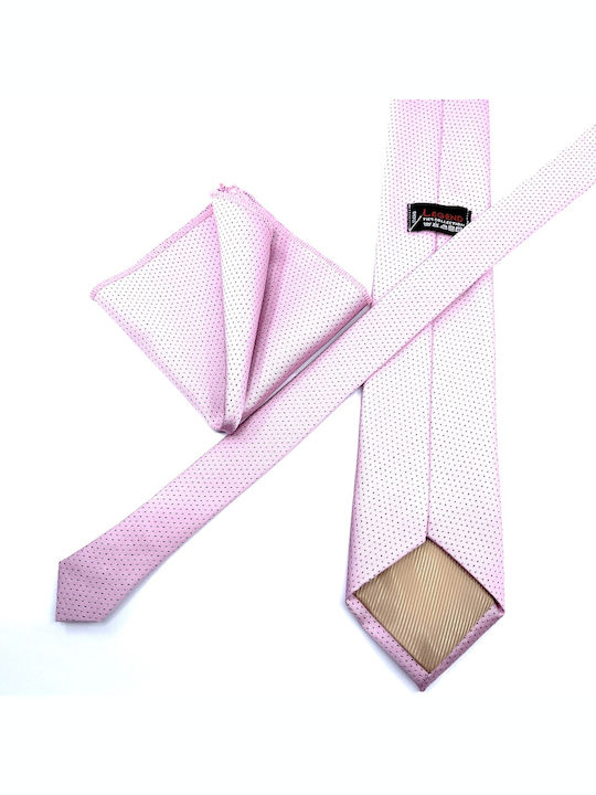Legend Accessories Men's Tie Set Printed Pink