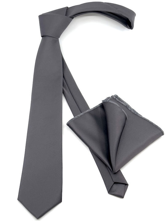 Legend Accessories Men's Tie Set Monochrome in Gray Color