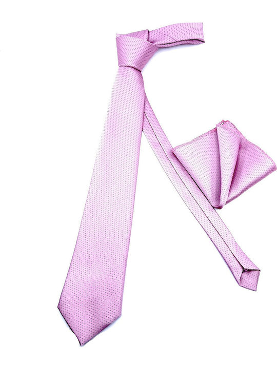 Legend Accessories Men's Tie Set Printed Pink