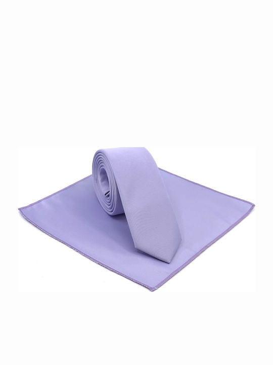 Legend Accessories Men's Tie Set Monochrome Lilac