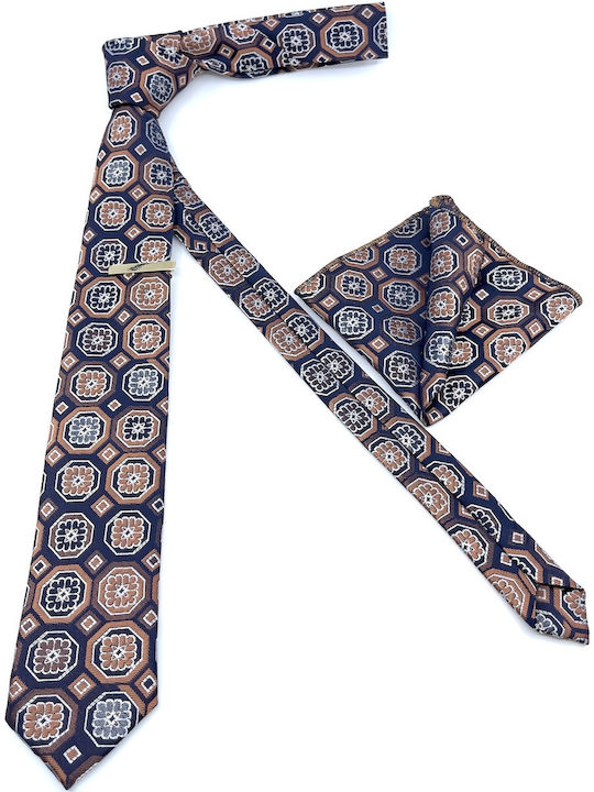 Legend Accessories Men's Tie Set Printed Blue