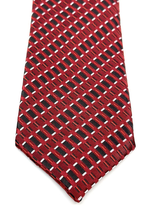 Legend Accessories Men's Tie Set Printed Burgundy