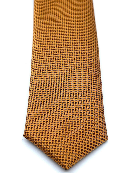 Legend Accessories Men's Tie Set Synthetic Monochrome in Orange Color L-047-4.5CM-78
