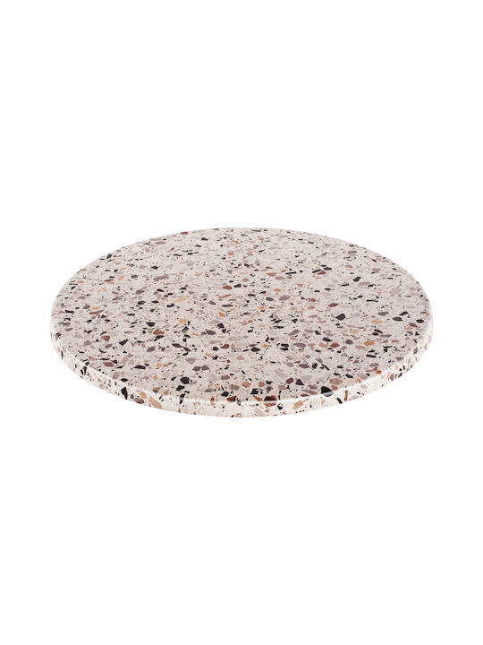 HomeMarkt Round Werzalit Table Surface Beige 60x60cm