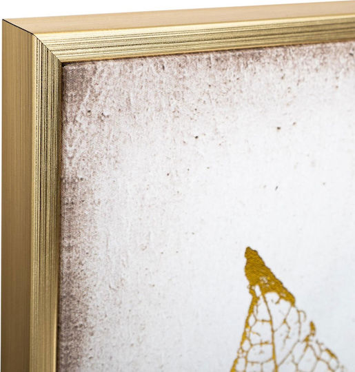 Atmosphera Κάδρο Ξύλινο Gold 58x58cm