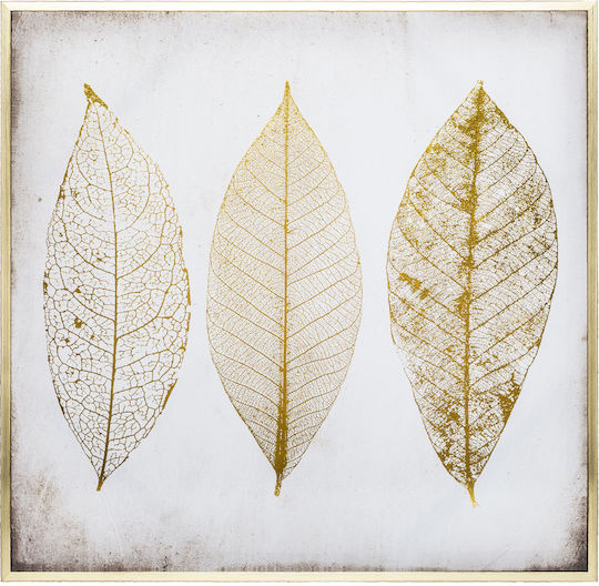 Atmosphera Κάδρο Ξύλινο Gold 58x58 cm