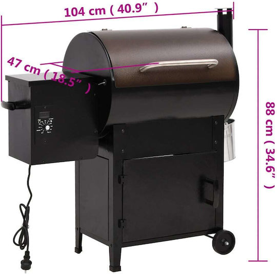 vidaXL Pellet Grill