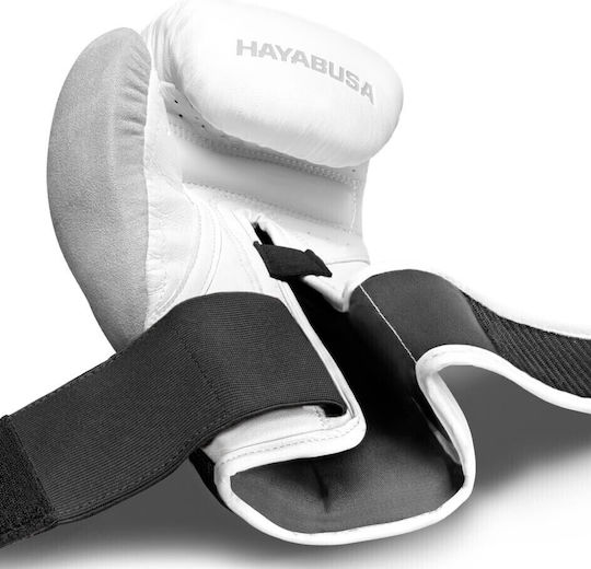 Hayabusa T3 Γάντια Πυγμαχίας από Συνθετικό Δέρμα για Αγώνα Λευκά