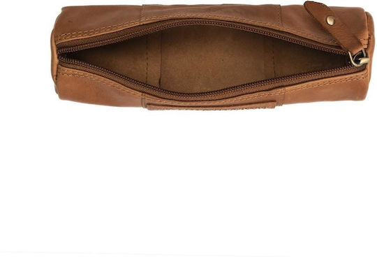 The Chesterfield Brand Pencil Case Barrel Brown