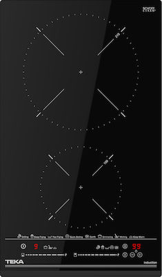 Teka IZC 32600 MST Domino Autonomous Cooktop with Induction Burners and Locking Function 30x51cm