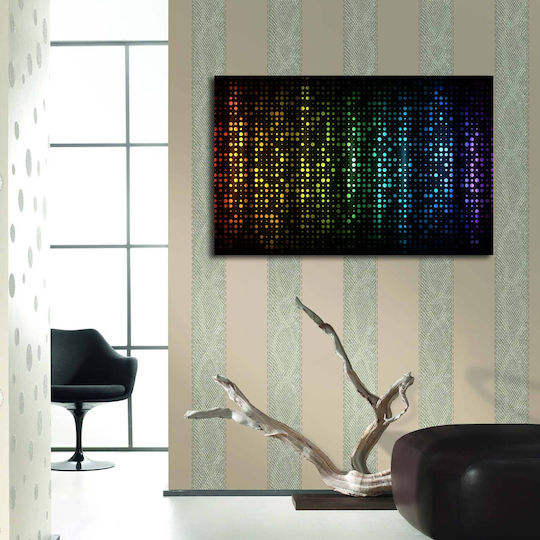 Πίνακας Ξύλινος με LED Φωτισμό 45x70cm