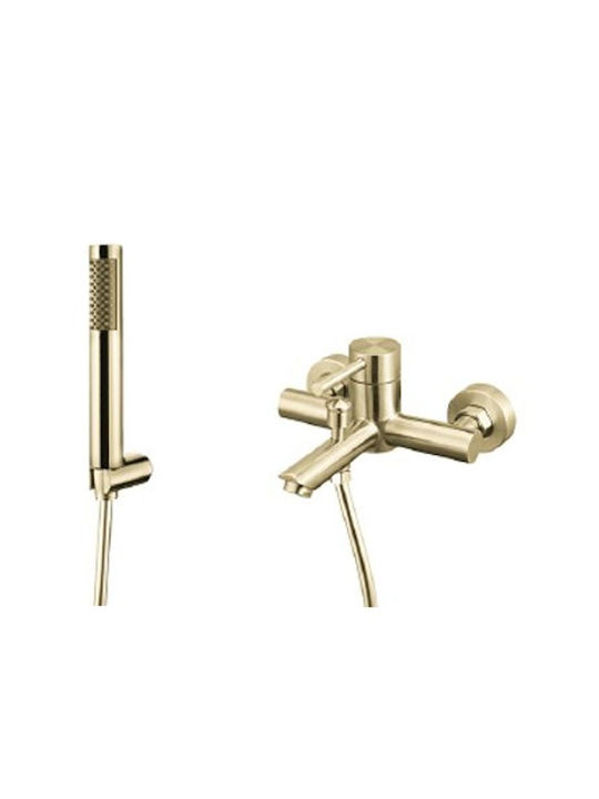 Karag Artemis Mixing Bathtub Shower Faucet Complete Set Gold