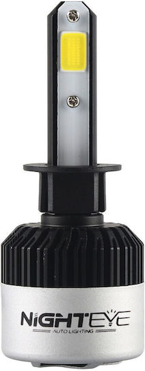 Nighteye Лампи Автомобила H1 / S2 LED 6500К Хладно бяло 12V / 24V 72W 2бр
