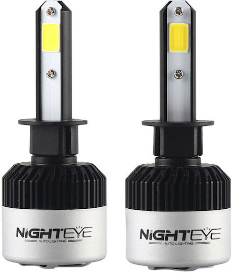Nighteye Лампи Автомобила H1 / S2 LED 6500К Хладно бяло 12V / 24V 72W 2бр