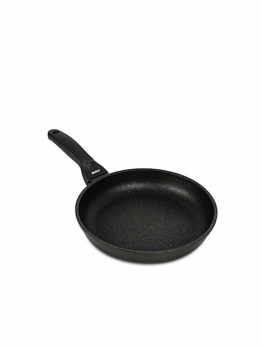 Risoli Blackplus Pan made of Die-Cast Aluminum with Non-Stick Coating Black 24cm