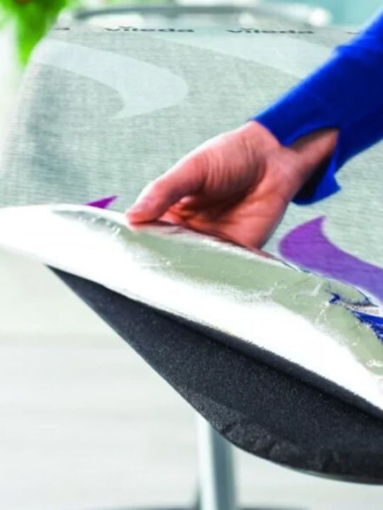 Vileda Total Reflect Plus Ironing Board for Steam Iron Foldable 130x44cm 168661