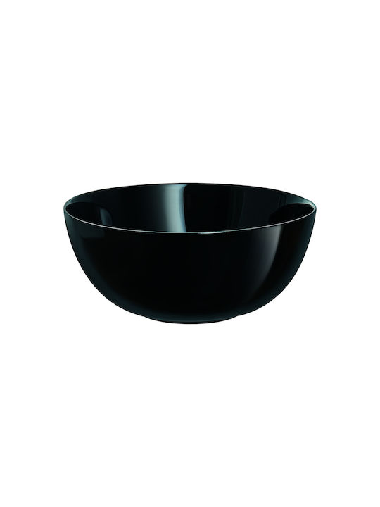 Luminarc Diwali Salatschüssel Glas Black 21x21cm 1Stück