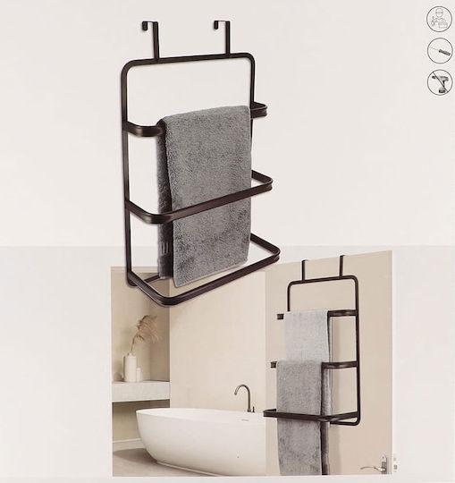 Κρεμάστρα Πόρτας 3 Θέσεων Μεταλλική 42x89cm