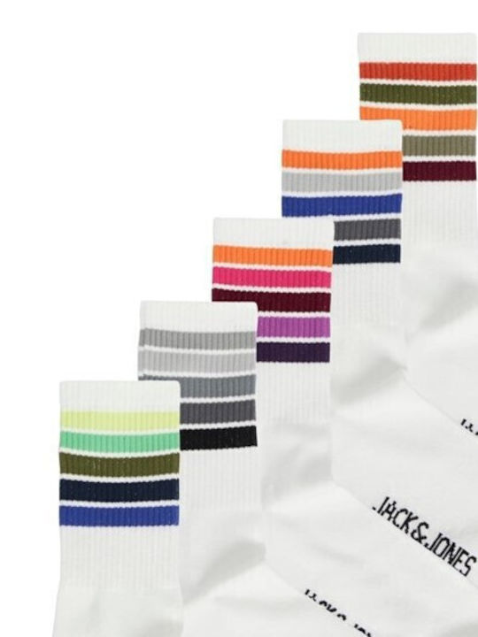 Jack & Jones Athletic Kids' Long Socks Multicolored 5 Pairs