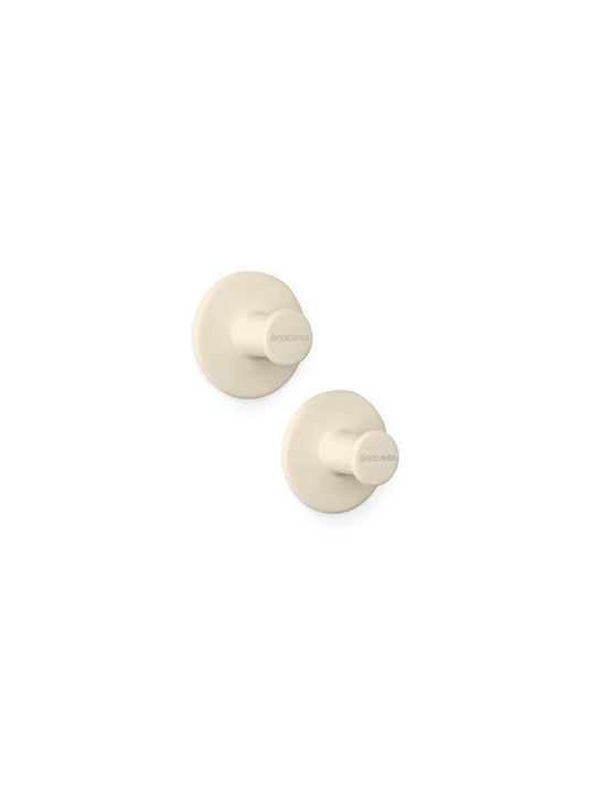 Brabantia Double Wall-Mounted Bathroom Hook Brown
