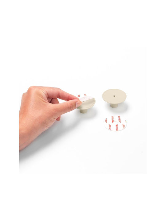 Brabantia Double Wall-Mounted Bathroom Hook Brown