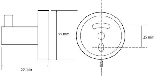 Bemeta με Βίδες ​5.5x5.5cm