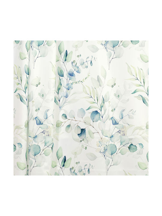 Lino Home Lunari Shower Curtain 180x200cm Green