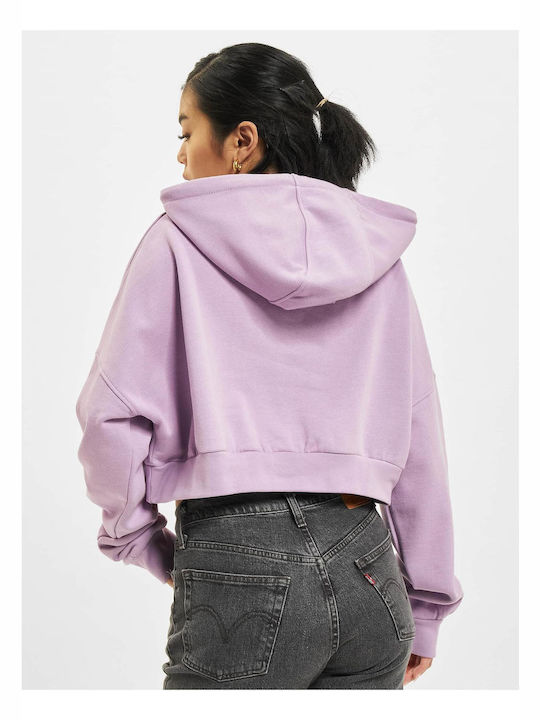 Def Women's Cropped Sweatshirt Purple