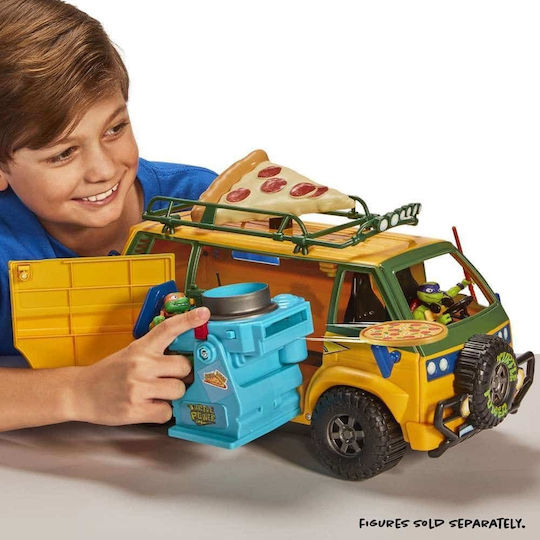 Φιγούρα Δράσης ΤΜΝΤ Mutant Mayhem Movie Pizza Fire Delivery Van Χελωνονιντζάκια για 4+ Ετών