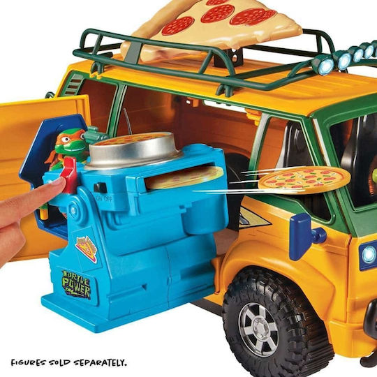 Φιγούρα Δράσης ΤΜΝΤ Mutant Mayhem Movie Pizza Fire Delivery Van Χελωνονιντζάκια για 4+ Ετών