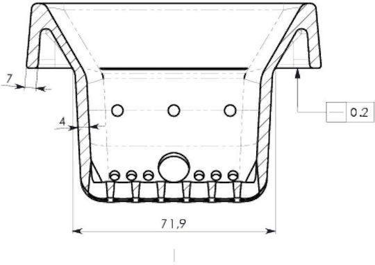Burner Chamber for Pellet Stove
