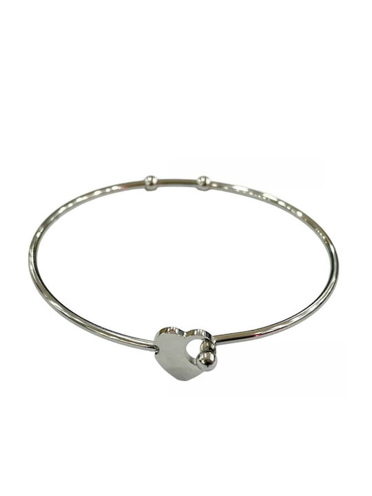 Tatu Moyo Bracelet Handcuffs with design Heart made of Steel