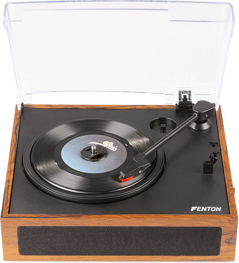 Fenton RP170 102.165 Πικάπ με Προενίσχυση και Ενσωματωμένα Ηχεία Καφέ