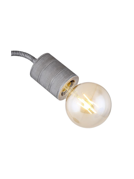 Globo Lighting Office Lamp Foldable for Socket E27 in Gray Color