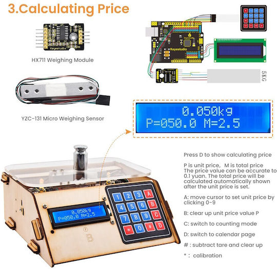 Keyestudio Electronic Scale Kit για Arduino