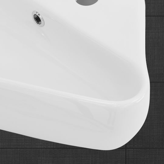 ML-Design Aufgesetztes Waschbecken Keramik 45x27x13cm Weiß
