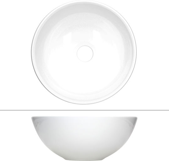 ML-Design Deasupra Blatului Chiuvetă Ceramică 28x28x11.6cm Alb
