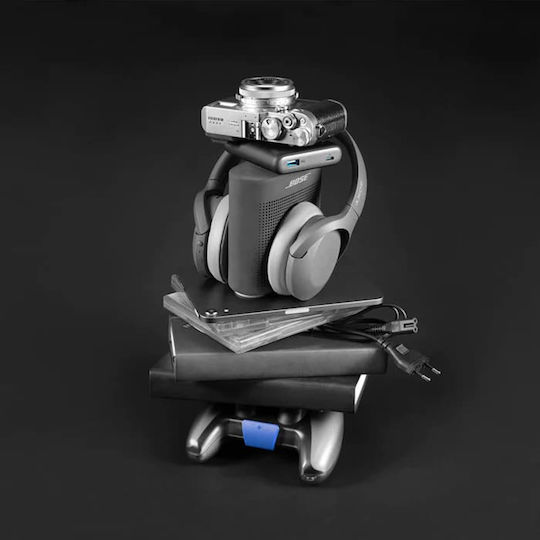 tomtoc Armor Case Πλαστική Θήκη Προστασίας για Χειριστήριο PS5 Μαύρη