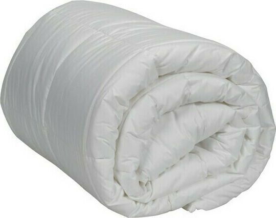 Vesta Home Dacron Hotel Quilt Weiß Einzeln 160x230cm 100% Baumwolle 1Stück