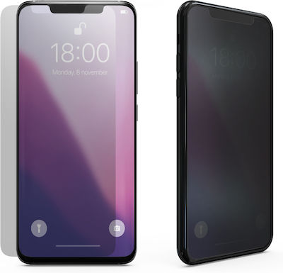 Privacy Full Face Tempered Glass Μαύρο (Galaxy A54)