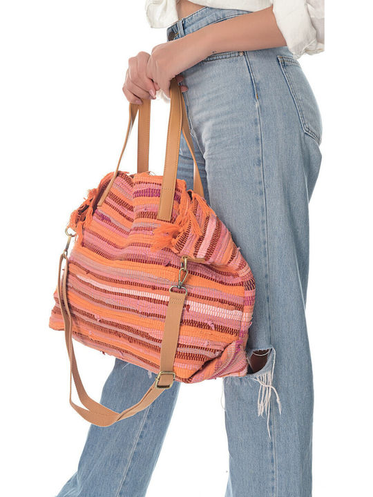 V-store Fabric Beach Bag Orange