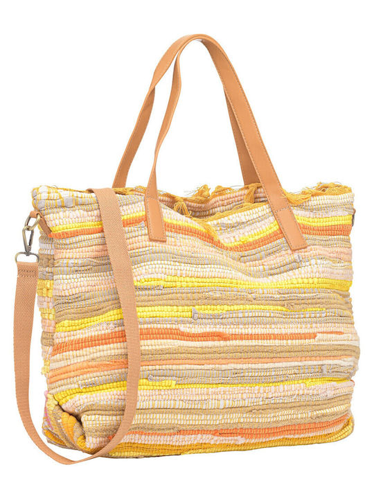 V-store V-store Stoff Strandtasche Gelbe
