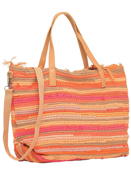 V-store Fabric Beach Bag Orange