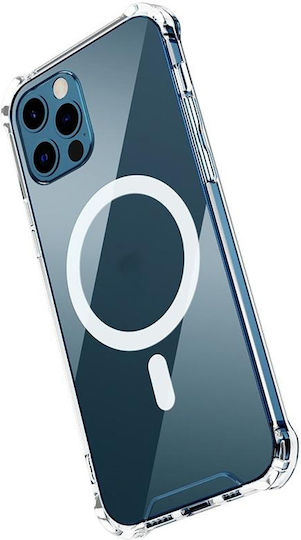 Tel Protect MagSilicone Umschlag Rückseite Silikon Transparent (iPhone 14 Pro)