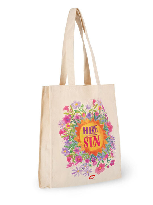 Legami Milano Cotton Shopping Bag in Beige color