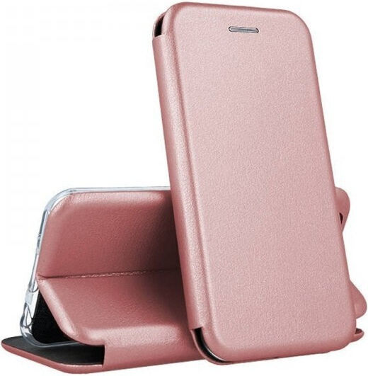 Technovo Smart Magnet Book Δερματίνης Ροζ Χρυσό (iPhone 12 Pro Max)