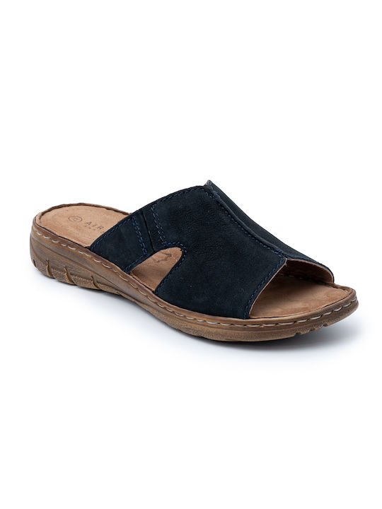 Air Anesis Women's Flat Sandals Anatomic in Blue Color