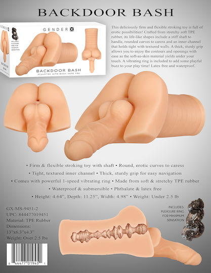 Evolved Novelties Geschlecht X Backdoor Bash Masturbator Hintern