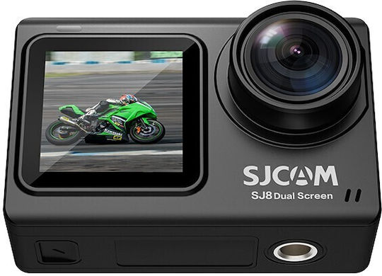 SJCAM SJ8 Cameră De Acțiune Cu Dublu Ecran 4K Ultra HD Standard Cu Ecran Tactil 2.33" Și Wi-Fi Neagră