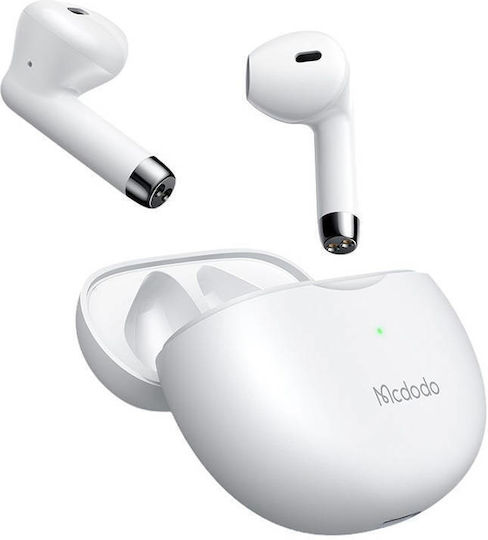Mcdodo B01 Earbud Bluetooth хендсфри Слушалки с Кутийка за Зареждане Бял